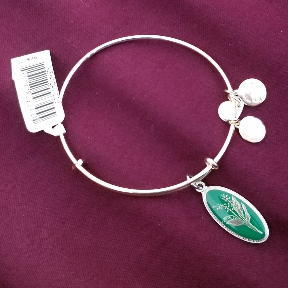 Alex and Ani Lily of the Valley Bracelet
